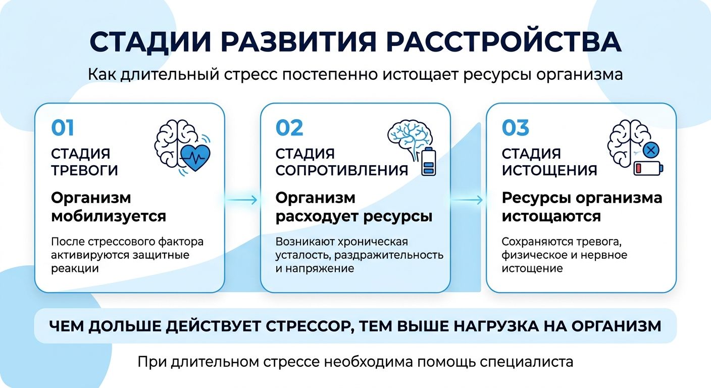 Лечение стресса в Сегеже инфографика